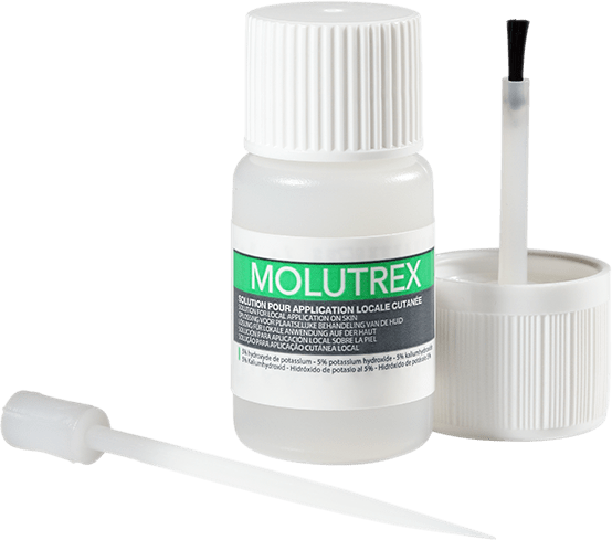 MOLUTREX Solution appl loc traitement du molluscum contagiosum Flacon appl/3ml