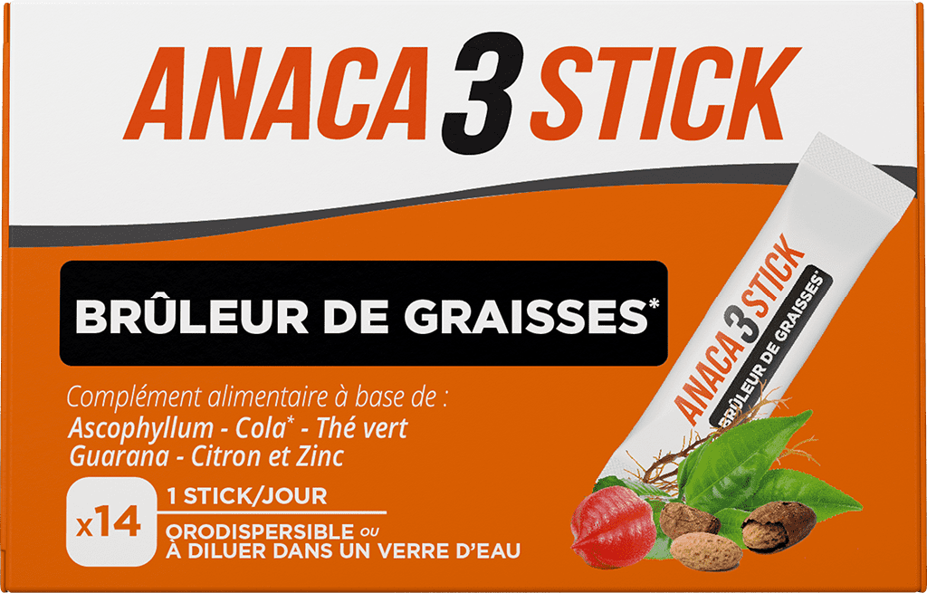 ANACA3 STICK BRULEUR DE GRAISSES Poudre 14Sticks