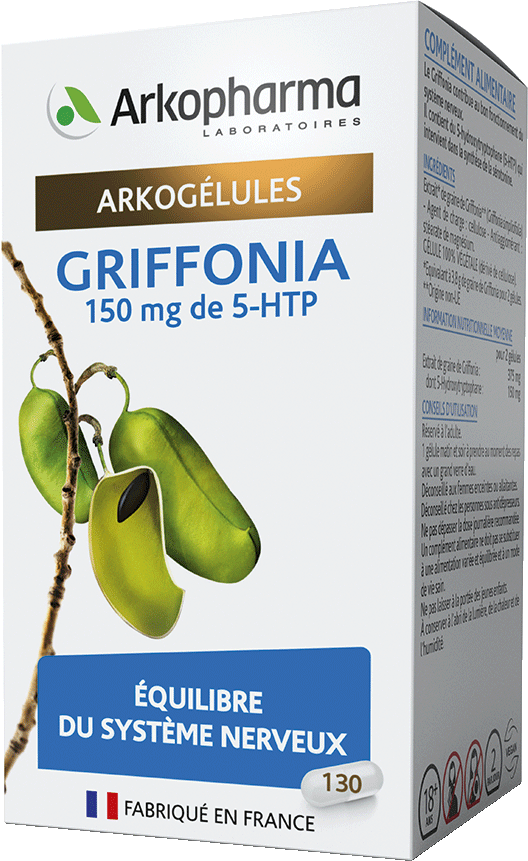 ARKOGELULES Griffonia Gélules Flacon de 130