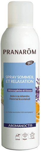 AROMANOCTIS Spray bio sommeil relaxation atmosphère tissus Flacon de 150ml