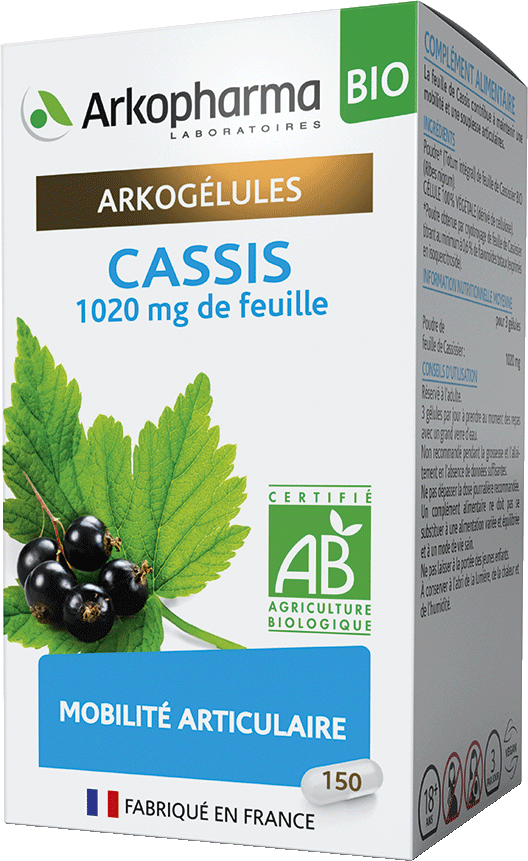 ARKOGELULES Cassis Bio Gélules Flacon de 150