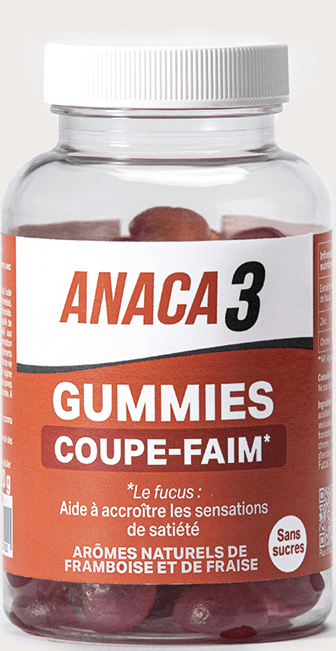 ANACA3 GUMMIES COUPE-FAIM Gomme Pot/60