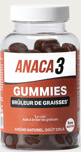ANACA3 GUMMIES BRULEUR DE GRAISSES Gomme Pot/60