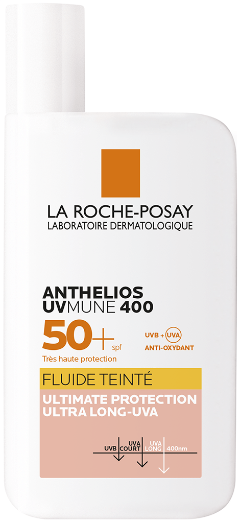 ANTHELIOS UVMUNE 400 LA ROCHE POSAY SPF50+ Fluide teinté avec parfum Flacon airless/50ml