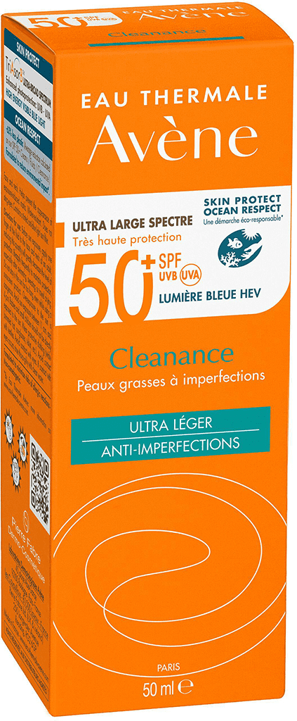 AVENE CLEANANCE SPF50+ Émulsion très haute protection Tube de 50ml