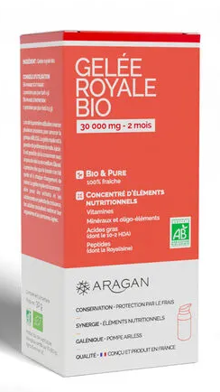 ARAGAN GELEE ROYALE BIO 30000 mg Gelée Fl pompe airless/30g