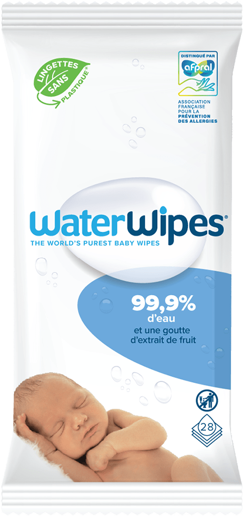WATERWIPES Lingette biodégradable bébé Paquet/28